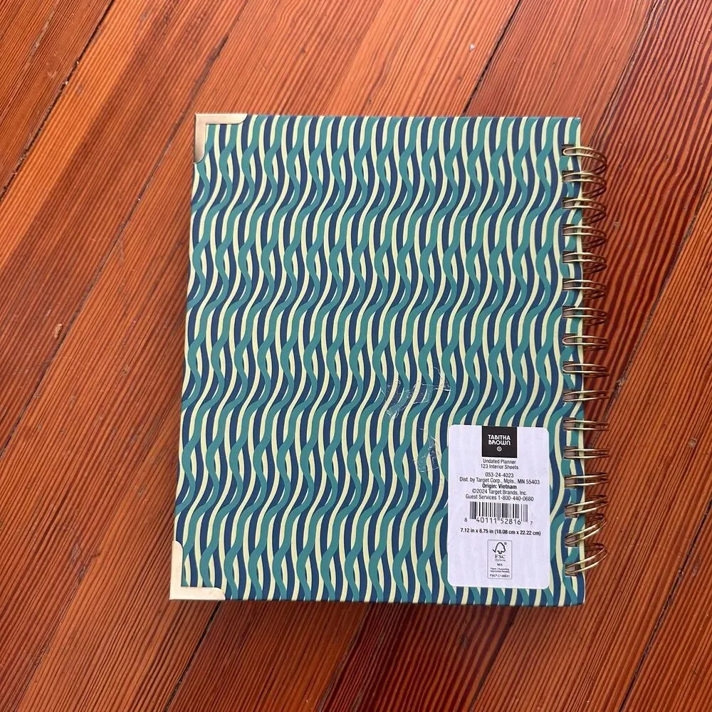NEW undated planner Tabitha brown
